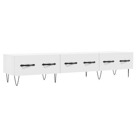 Vidaxl tv-meubel 150x36x30 cm bewerkt hout wit