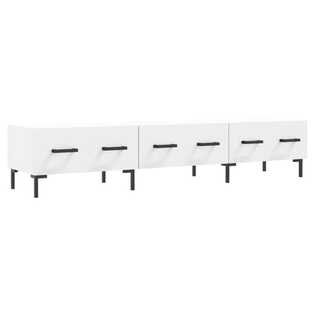 Vidaxl tv-meubel 150x36x30 cm bewerkt hout wit