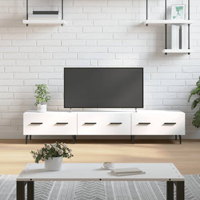 Vidaxl tv-meubel 150x36x30 cm bewerkt hout wit