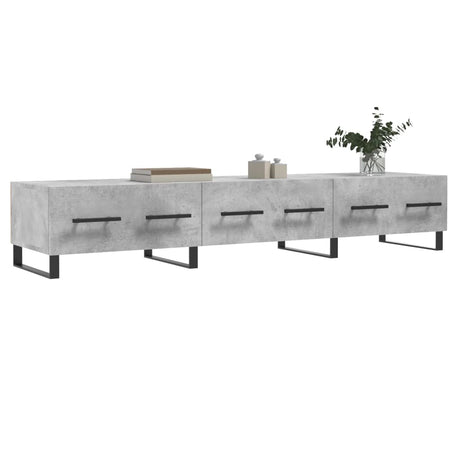 Vidaxl tv-meubel 150x36x30 cm bewerkt hout betongrijs