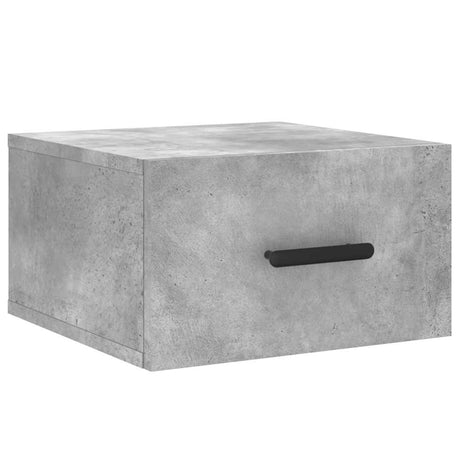 Vidaxl nachtkastjes 2 st wandgemonteerd 35x35x20 cm betongrijs