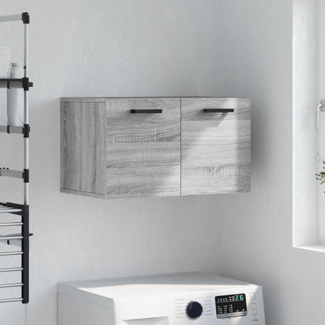 Vidaxl wandkast 60x36,5x35 cm bewerkt hout grijs sonoma eikenkleurig