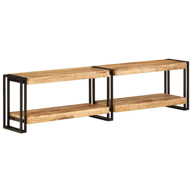 Vidaxl tv-meubel 160x30x40 cm massief mangohout