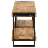 Vidaxl tv-meubel 160x30x40 cm massief mangohout