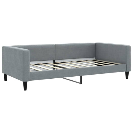 Vidaxl slaapbank 100x190 cm stof lichtgrijs