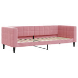 Vidaxl slaapbank 80x200 cm fluweel roze