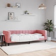 Vidaxl slaapbank 80x200 cm fluweel roze