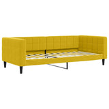 Vidaxl slaapbank 90x200 cm fluweel geel