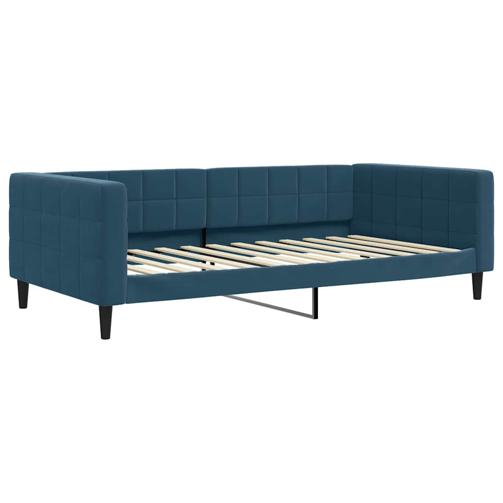 Vidaxl slaapbank 100x200 cm fluweel blauw