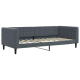Vidaxl slaapbank 100x200 cm fluweel donkergrijs