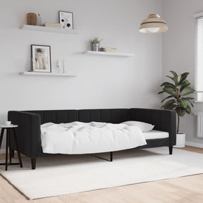 Vidaxl slaapbank 100x200 cm fluweel zwart