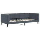 Vidaxl slaapbank 90x190 cm fluweel donkergrijs