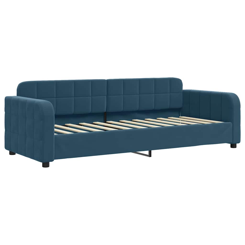 Vidaxl slaapbank 80x200 cm fluweel blauw