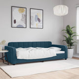 Vidaxl slaapbank 90x200 cm fluweel blauw