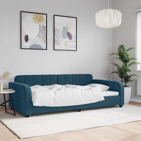 Vidaxl slaapbank 100x200 cm fluweel blauw