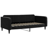 Vidaxl slaapbank 100x200 cm fluweel zwart