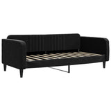 Vidaxl slaapbank 90x190 cm fluweel zwart