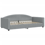 Vidaxl slaapbank 100x200 cm stof lichtgrijs