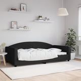 Vidaxl slaapbank 100x200 cm stof zwart
