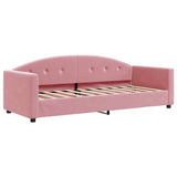 Vidaxl slaapbank 80x200 cm fluweel roze