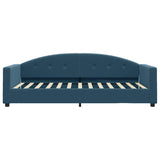 Vidaxl slaapbank 90x200 cm fluweel blauw