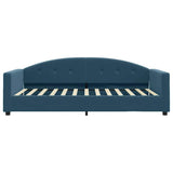 Vidaxl slaapbank 100x200 cm fluweel blauw