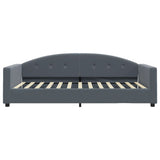Vidaxl slaapbank 100x200 cm fluweel donkergrijs