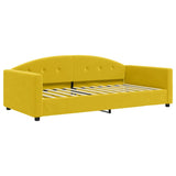 Vidaxl slaapbank 100x200 cm fluweel geel