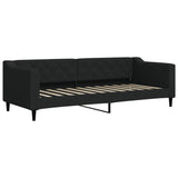 Vidaxl slaapbank 80x200 cm stof zwart