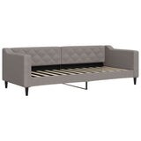 Vidaxl slaapbank 80x200 cm stof taupe