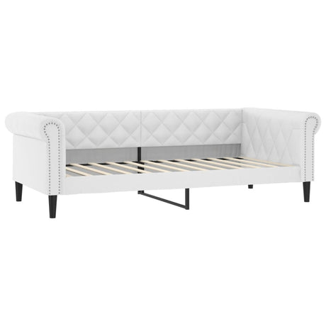 Vidaxl slaapbank 80x200 cm kunstleer wit
