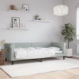 Vidaxl slaapbank 80x200 cm fluweel lichtgrijs
