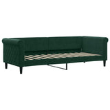 Vidaxl slaapbank 80x200 cm fluweel donkergroen