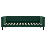 Vidaxl slaapbank 80x200 cm fluweel donkergroen
