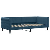 Vidaxl slaapbank 90x200 cm fluweel blauw