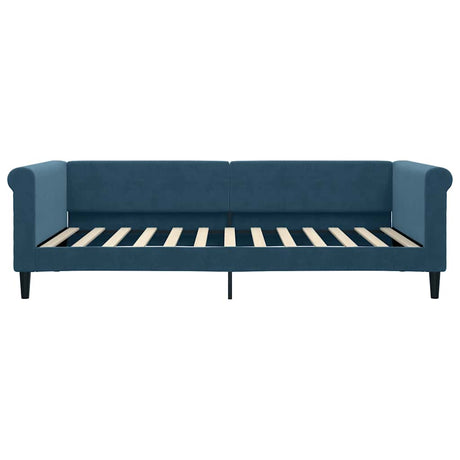 Vidaxl slaapbank 100x200 cm fluweel blauw
