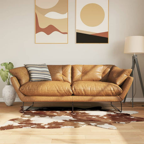 VidaXL Dywan ze wzorem krowy, nadający się do prania, antypoślizgowy, 120x170 cm, czarno-biały