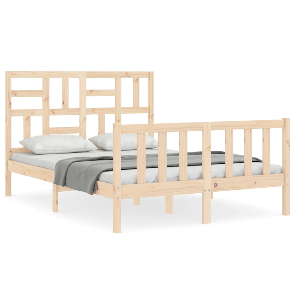 Vidaxl bedframe zonder matras massief grenenhout 140x200 cm