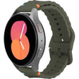 Justincase activeflex strap voor samsung galaxy watch 20mm khaki