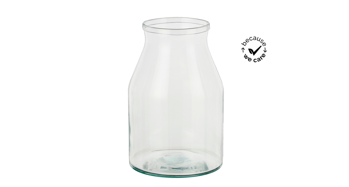 Janinne vaas glas - h30xd19,5cm