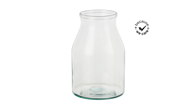 Janinne vaas glas - h30xd19,5cm