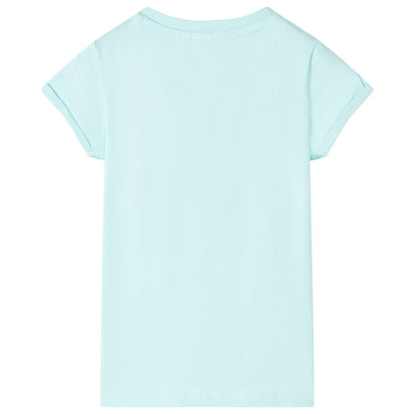 Vidaxl kids't-shirt peach 140 aquamarine 140