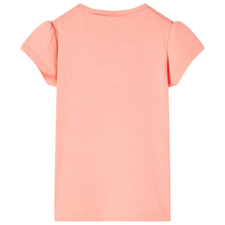 Vidaxl kindershirt 116 neonkoraal