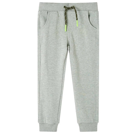 Dziecięce spodnie dresowe VidaXL 128 w kolorze jasnego khaki