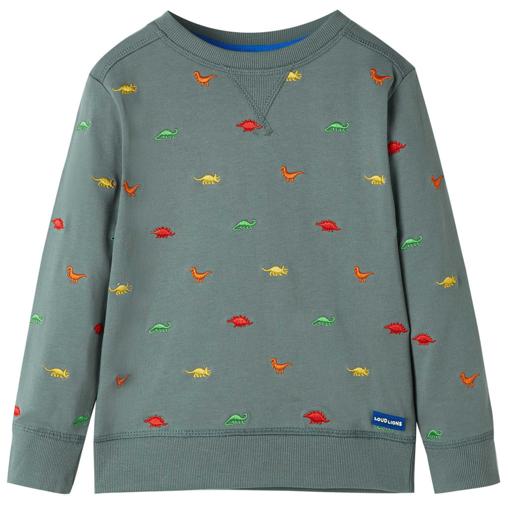 VidaXL Sweter dziecięcy w kolorze 116 khaki