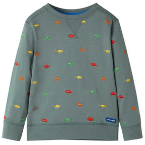 VidaXL Sweter dziecięcy w kolorze 116 khaki