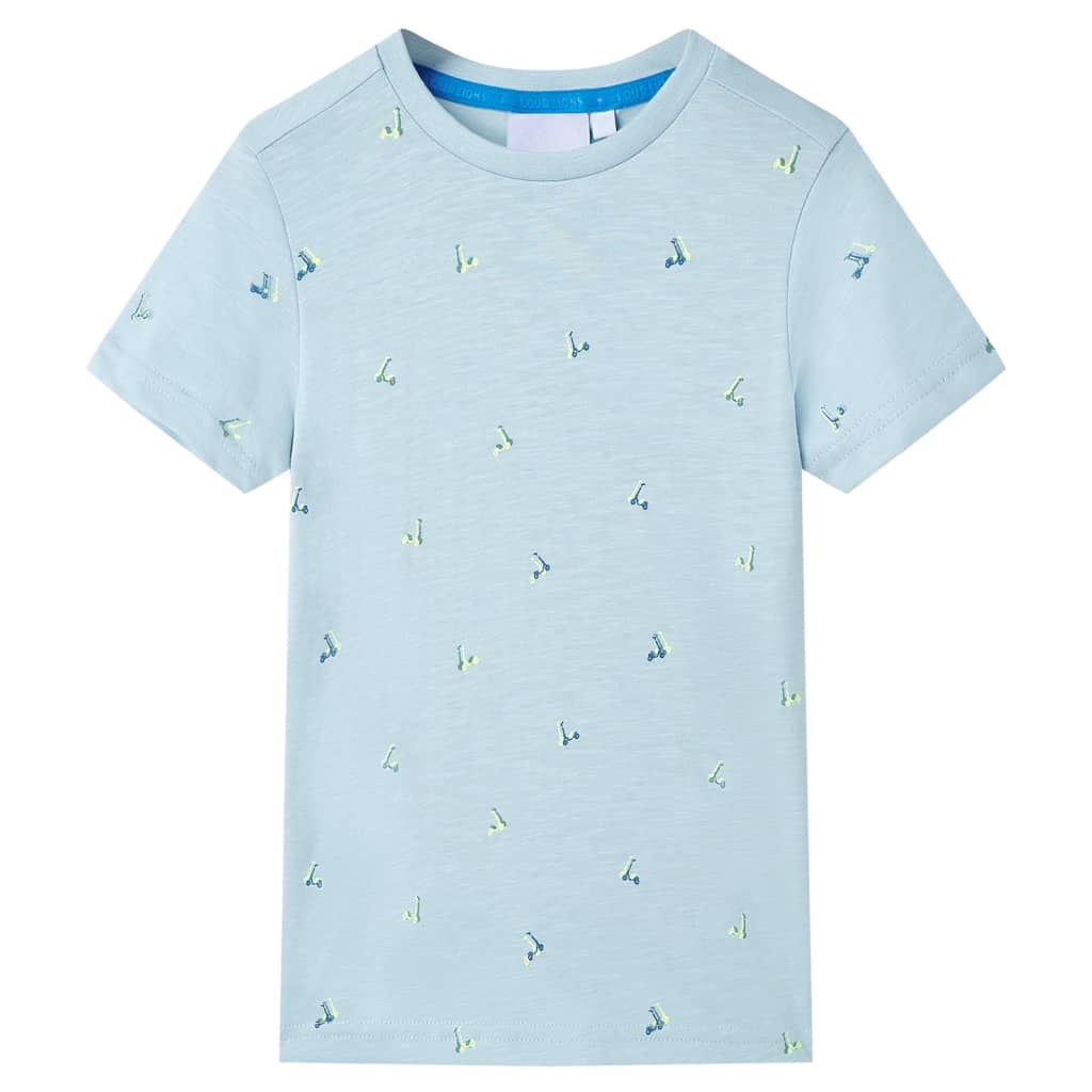 VidaXL Koszula dziecięca 92 jasnoniebieska