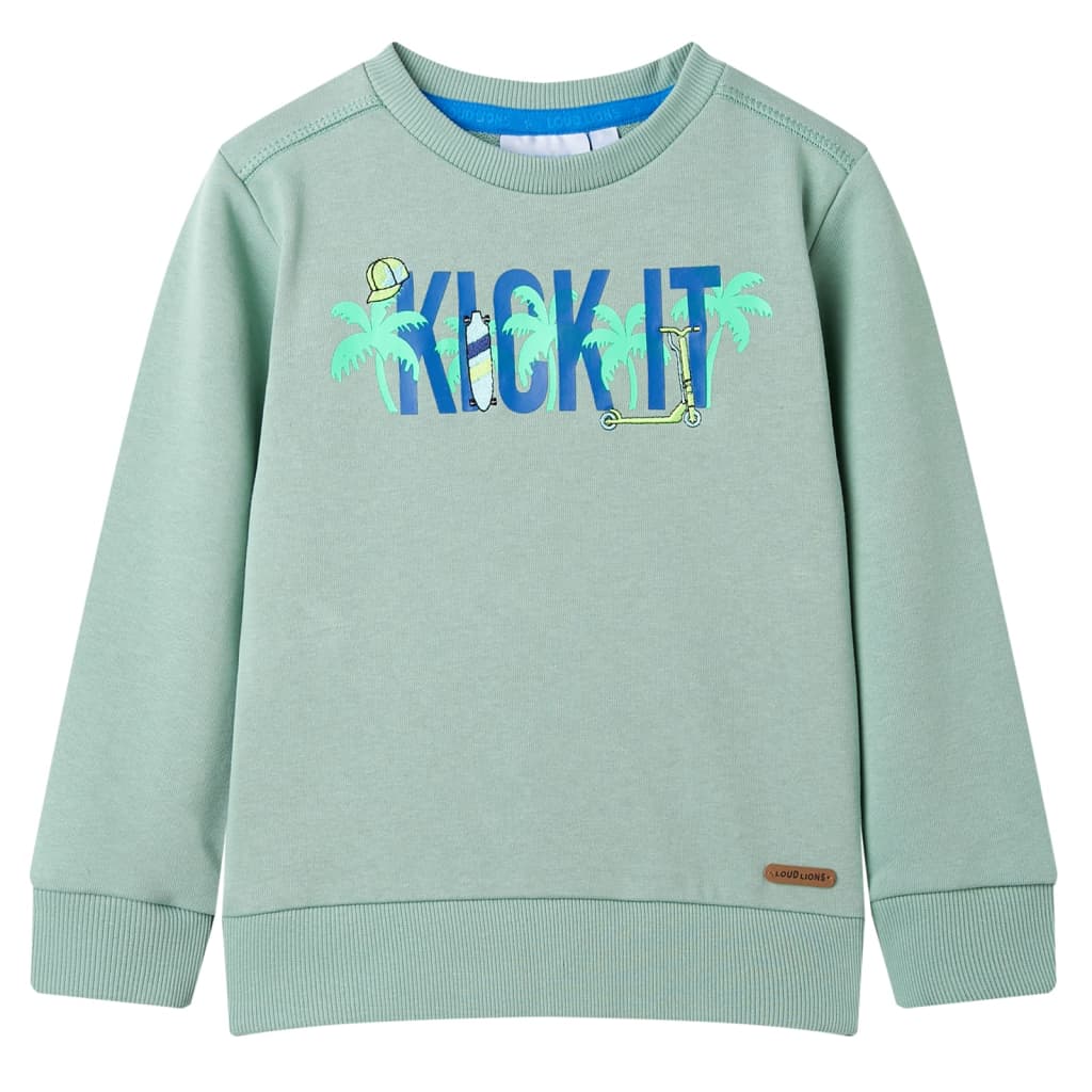 VidaXL Sweter dziecięcy 92 jasny khaki