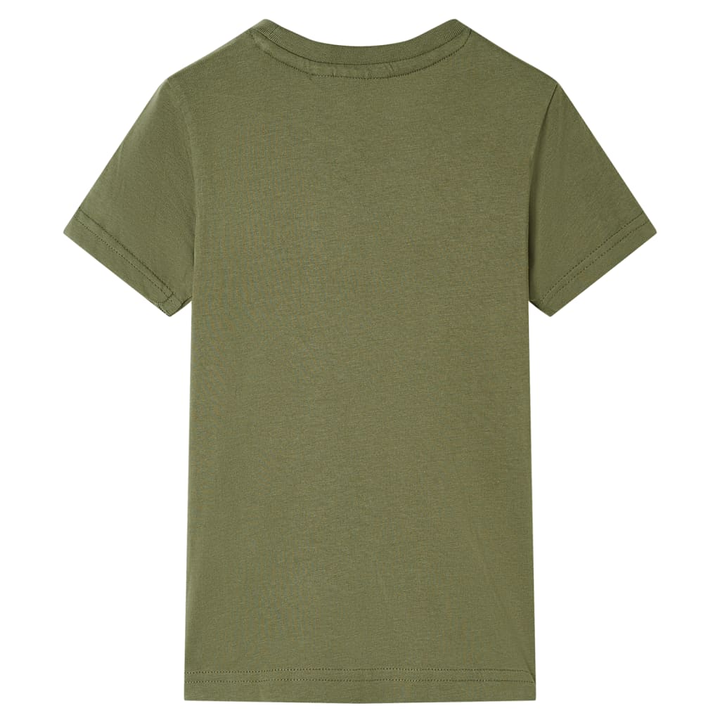 VidaXL Koszula dziecięca, kolor 128 khaki