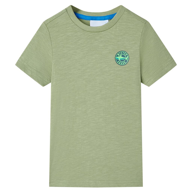VidaXL Koszula dziecięca 104 jasny khaki